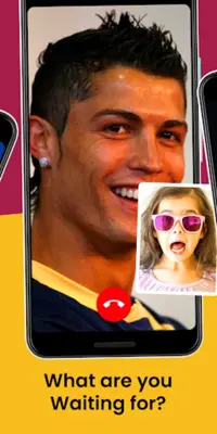 Cristiano Ronaldo Call & Chat android App screenshot 1