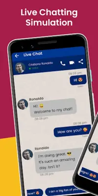 Cristiano Ronaldo Call & Chat android App screenshot 3